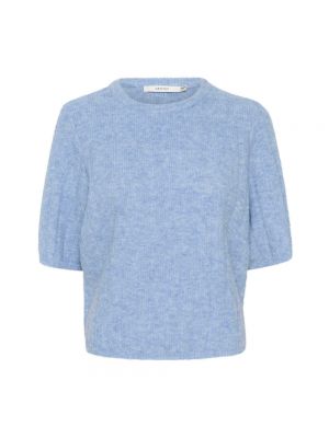 Sweter z okrągłym dekoltem Gestuz niebieski