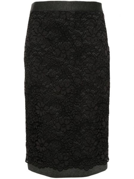 Pencil skirt P.a.r.o.s.h. sort