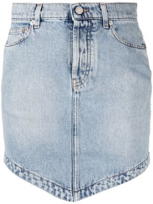 Spódnica jeansowa z kryształkami Alexandre Vauthier