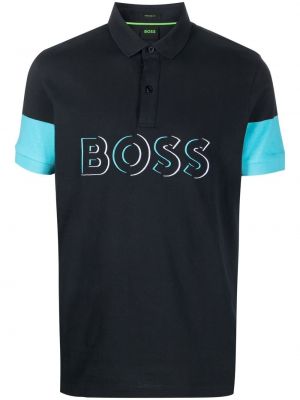 Poloshirt Boss blå