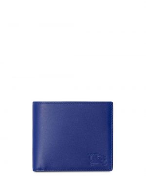 Kožená peňaženka Burberry modrá