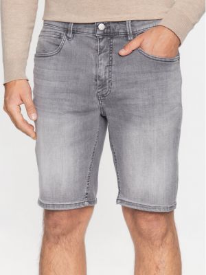 Shorts en jean slim Casual Friday gris