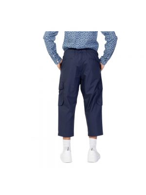 Pantalones con cordones de algodón Antony Morato azul