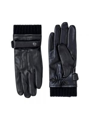 Czarne rękawiczki Mackage