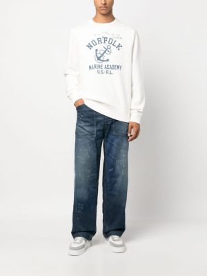 Koszula jeansowa bawełniana w paski z długim rękawem Polo Ralph Lauren
