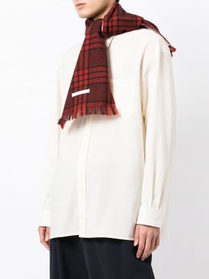 Echarpe en laine Uniforme rouge