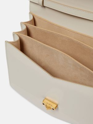 Kožená kabelka Alaã¯a bílá