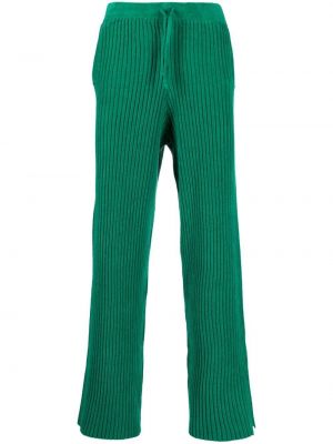 Ravne hlače Bonsai zelena