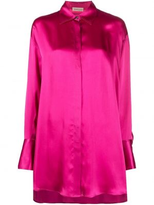 Oversized mini šaty Blanca Vita růžové
