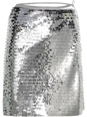 Mini spódniczka Oséree srebrna