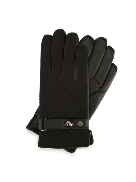 Pikowane rękawiczki skórzane Wittchen czarne