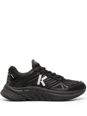 Csipkés fűzős sneakers Kenzo fekete