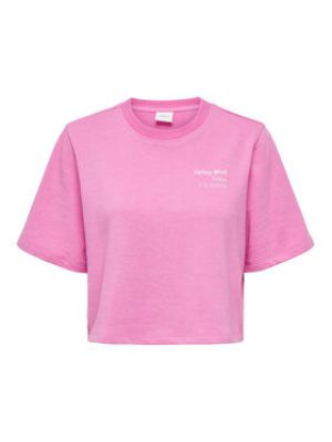 Casual priliehavá košeľa Only - ružová