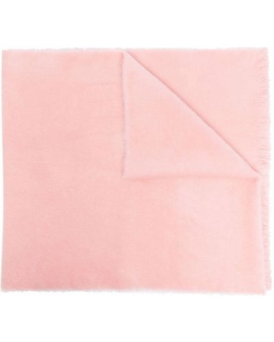 Bufanda con flecos Forte Forte rosa