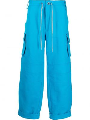 Pantalon cargo avec poches Jacquemus bleu