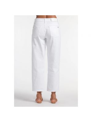 Pantalones rectos 7 For All Mankind blanco