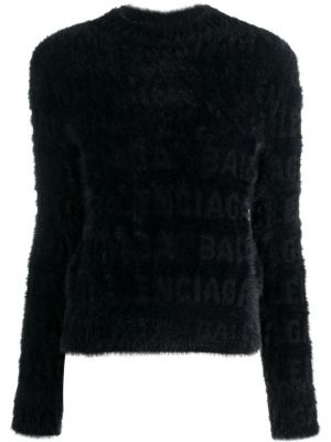 Пуловер Balenciaga черно