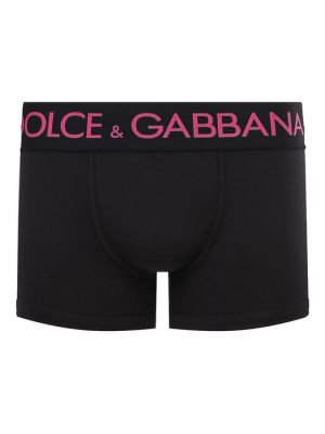 Хлопковые боксеры Dolce & Gabbana черные