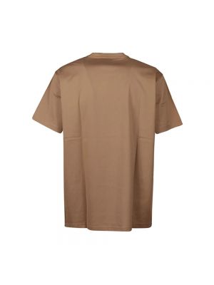Camisa con estampado Burberry marrón