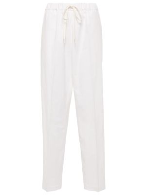 Spodnie Mm6 Maison Margiela, biały