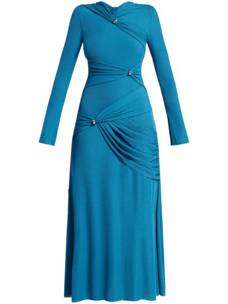 Midi šaty Chats By C.dam modrá