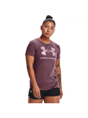 T-shirt Under Armour, fioletowy