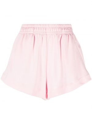 Shorts taille haute en coton Styland rose