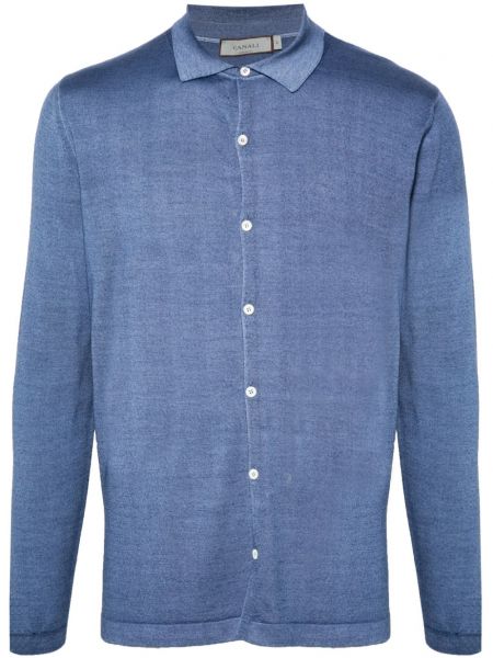 Poloshirt Canali blå