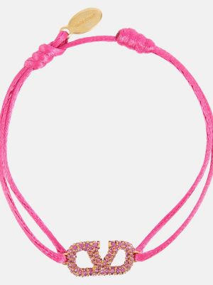 Bracelet à imprimé Valentino rose