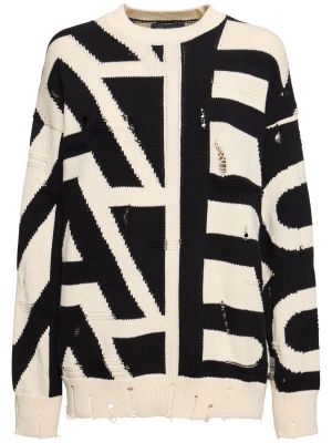 Oversized πουλόβερ με φθαρμένο εφέ Marc Jacobs