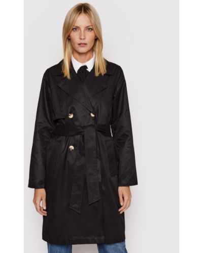 Trench Selected Femme nero
