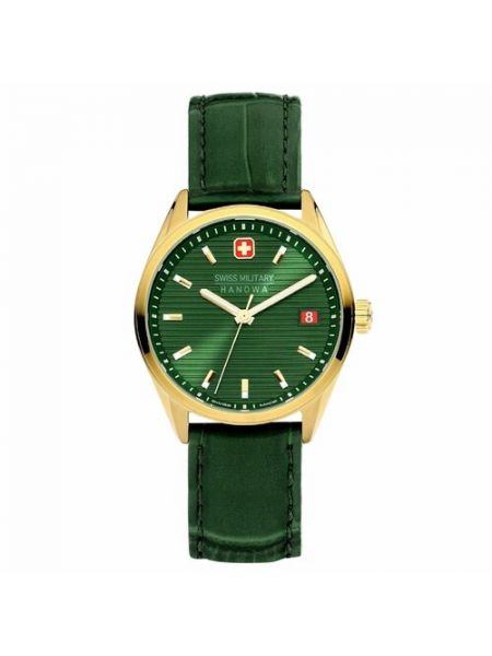 Зеленые часы Swiss Military Hanowa