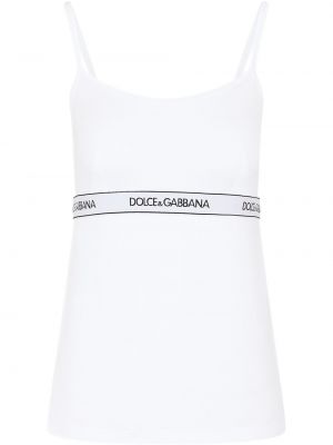 Top de sport Dolce & Gabbana blanc