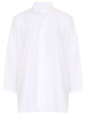 Шелковая блузка Aspesi белая