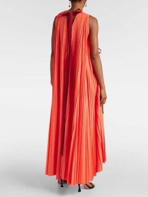 Midi haljina s mašnom Roksanda narančasta