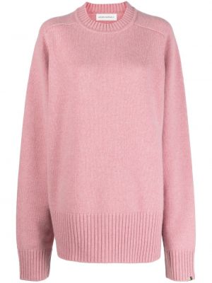 Strikket kashmir lang genser Extreme Cashmere rosa