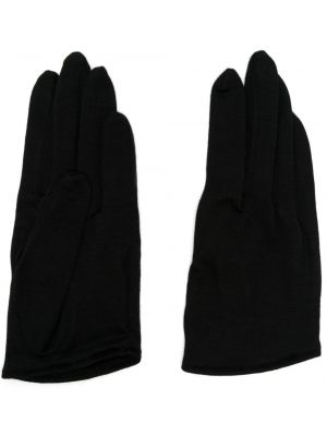 Volnene rokavice Yohji Yamamoto črna