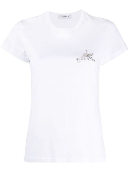 Camiseta de cristal Givenchy blanco