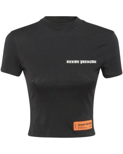 T-shirt Heron Preston, сzarny