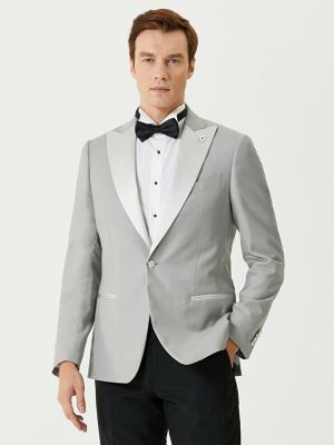 Шерстяной костюм Lardini серый