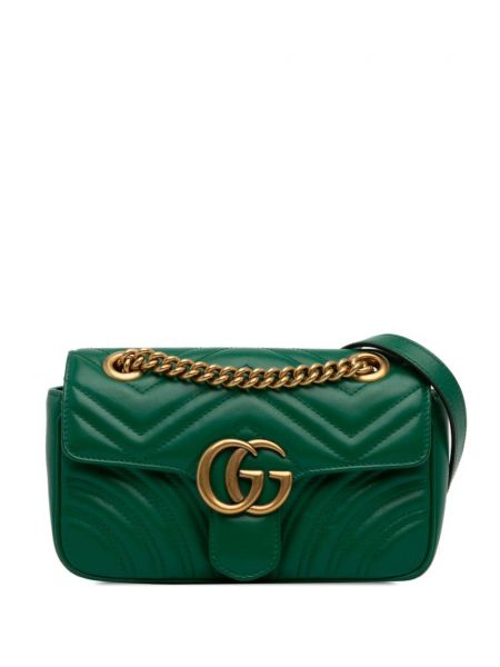Чанта през рамо Gucci Pre-owned зелено