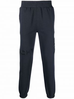 Спортни панталони бродирани Givenchy синьо