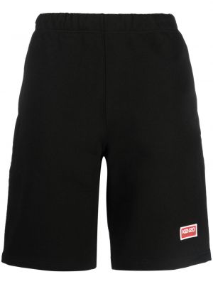 Bombažne bermuda kratke hlače Kenzo črna