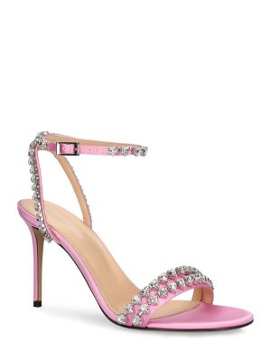 Sandale din satin Mach & Mach roz