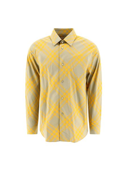 Koszula Burberry żółta