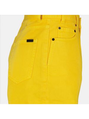 Pantalones cortos vaqueros Saint Laurent amarillo