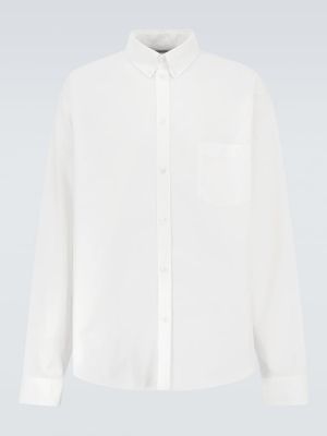 Koszula bawełniana Balenciaga, biały