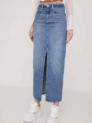 Traper suknja Karl Lagerfeld Jeans plava