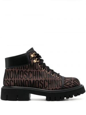 Žakárové členkové topánky Moschino