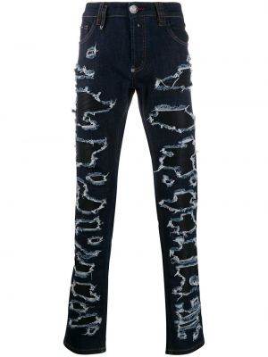 Skinny jeans Philipp Plein blå